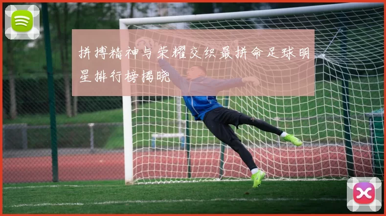 拼搏精神与荣耀交织最拼命足球明星排行榜揭晓